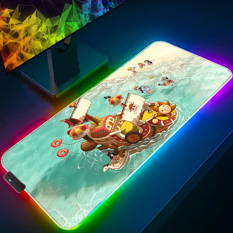 Tablet Accessories For Gaming - RGB LED Mouse Pad Office Desk
