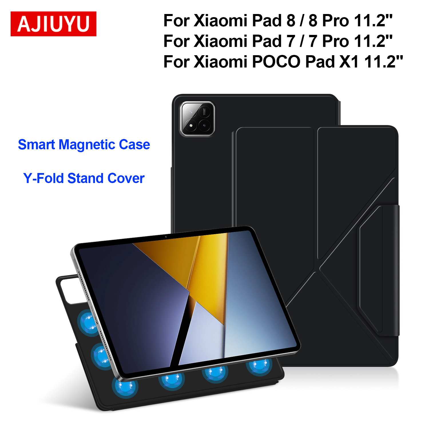 Poco Tablet Accessories - Smart Magnetic Case For Xiaomi POCO