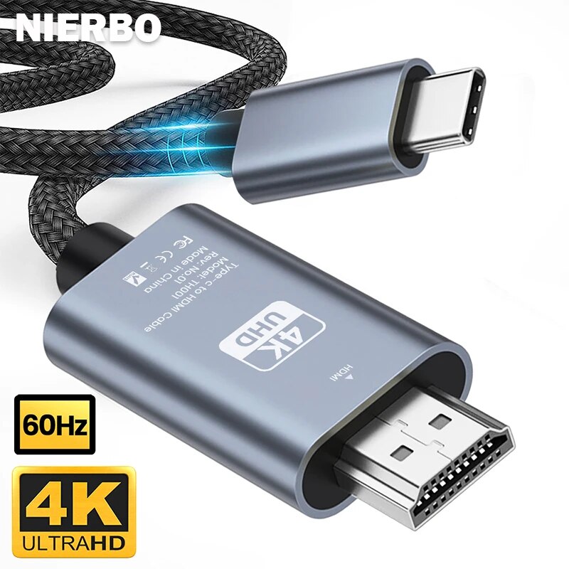 Hdmi Adapter Tablet - Nierbo USB C để HDMI cáp