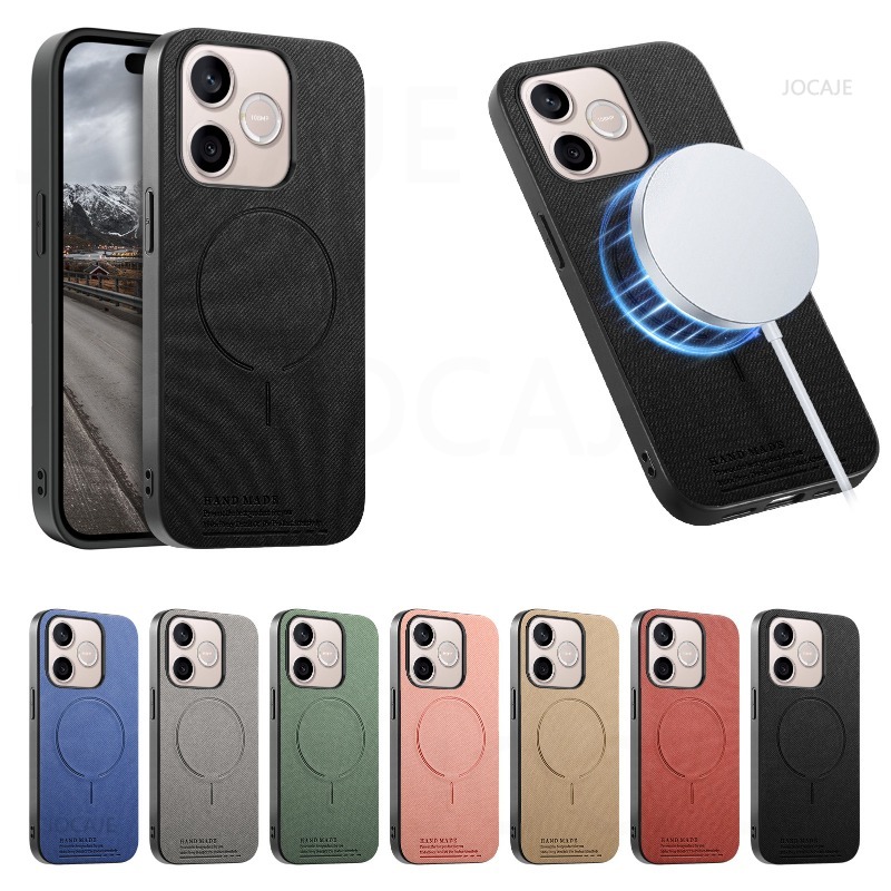 Magnetic Case Smart - Fabric Texture Leather Magnetic Case For