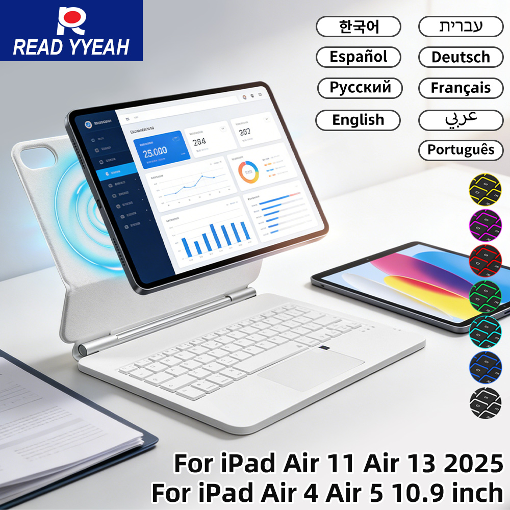 Magnetic Case Smart - Magic Wireless Keyboard with Touch Panel