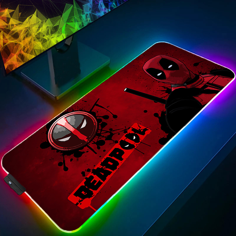 Tablet With All Accessories - LED Mouse Pad Gaming Backlight Lock