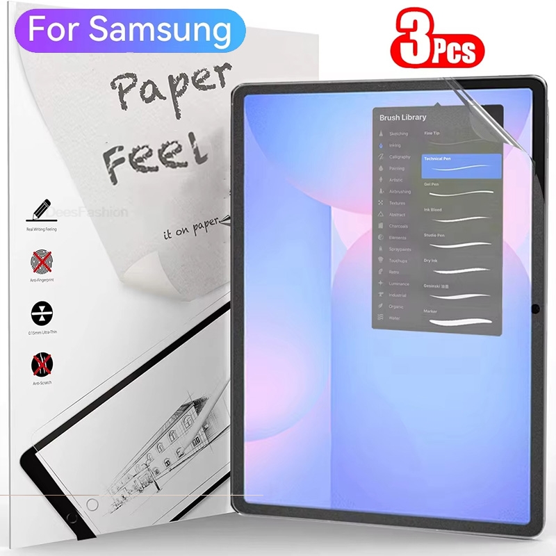 Samsung Tablet S10 Accessories - 3Pcs Paper Feel Like Screen Protector