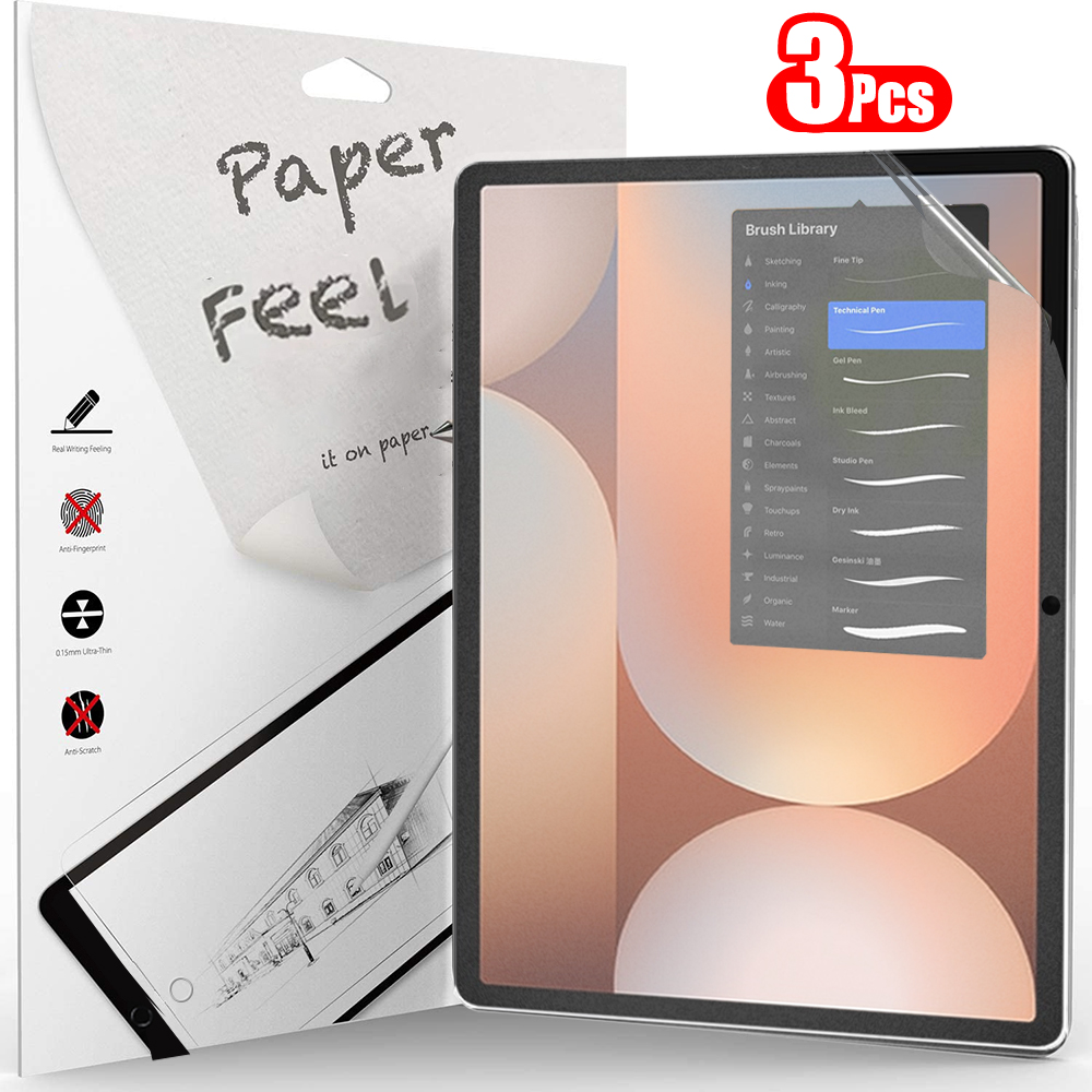 Samsung Tablet S10 Accessories - 3Pcs Paper Feel Like Screen Protector