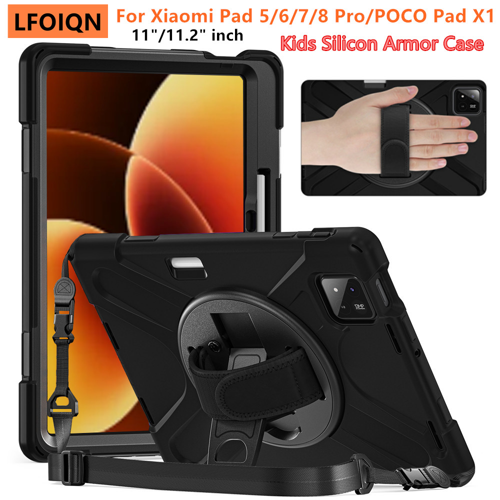 Poco Tablet Accessories - LFOIQN Kids Rugged Case For Xiaomi