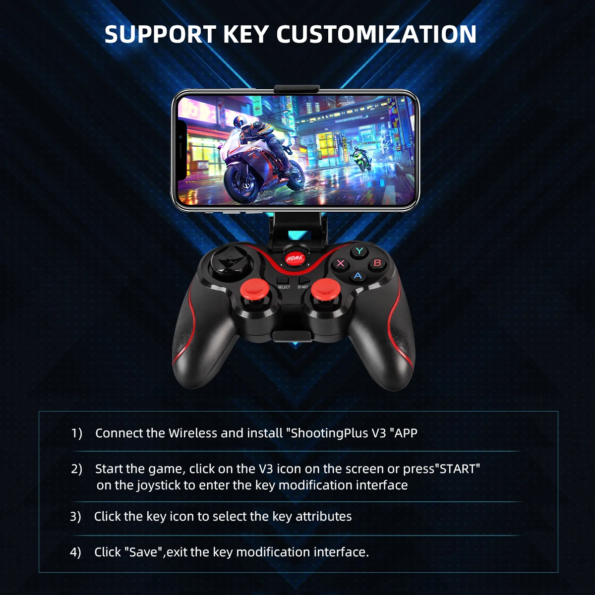 Bluetooth Không Dây Chơi Game  - đánh giá và giá Tablet Accessories For Gaming