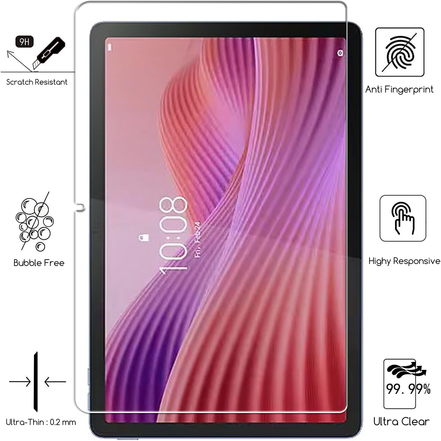 1 PCS 9H Tempered Glass Tablet - đánh giá và giá Temu Tablet Accessories