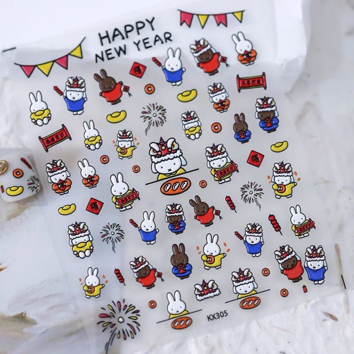 Kawaii Miffy Rabbit Stickers C - đánh giá và giá Fire Tablet Accessories