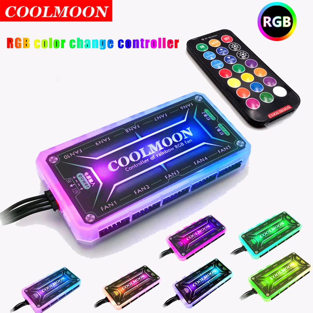 COOLMOON ARGB Controller 12V 5 - đánh giá và giá Tablet With All Accessories