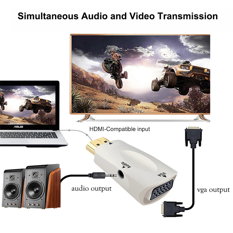 HDMI-compatible to VGA Cable C - đánh giá và giá Hdmi Adapter Tablet
