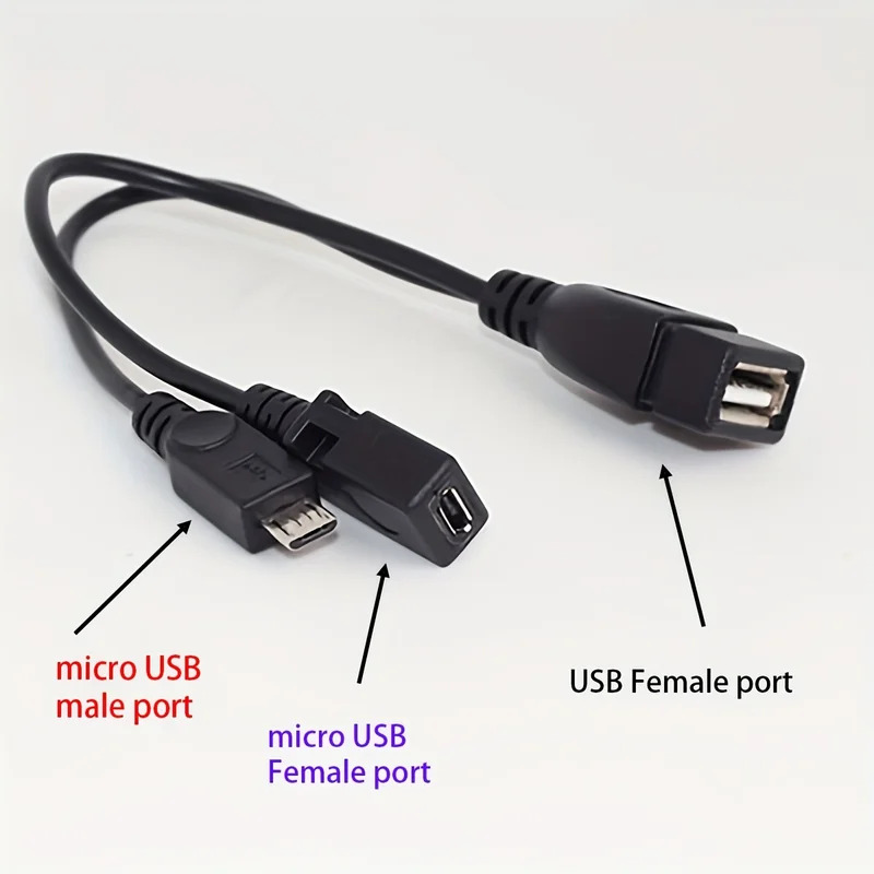 2-in-1 OTG USB to Micro USB Sp - đánh giá và giá Fire Tablet Accessories