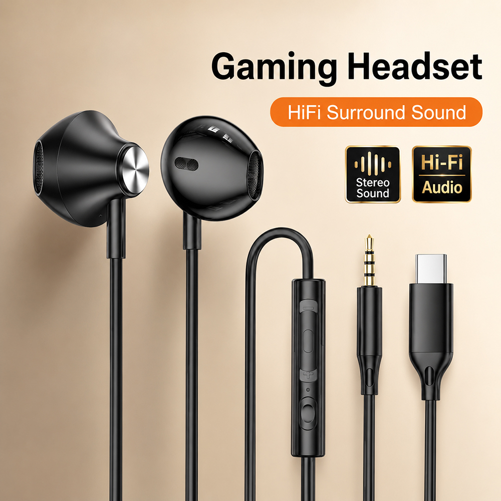 HiFi Surround Headphones Bass  - đánh giá và giá Tablet Accessories For Gaming
