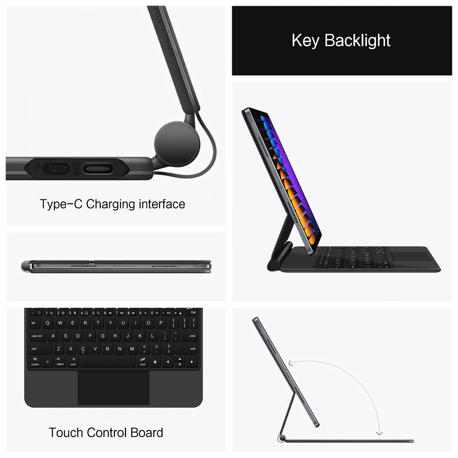 Magic Keyboard For Xiaomi Pad  - đánh giá và giá Magnetic Case Smart