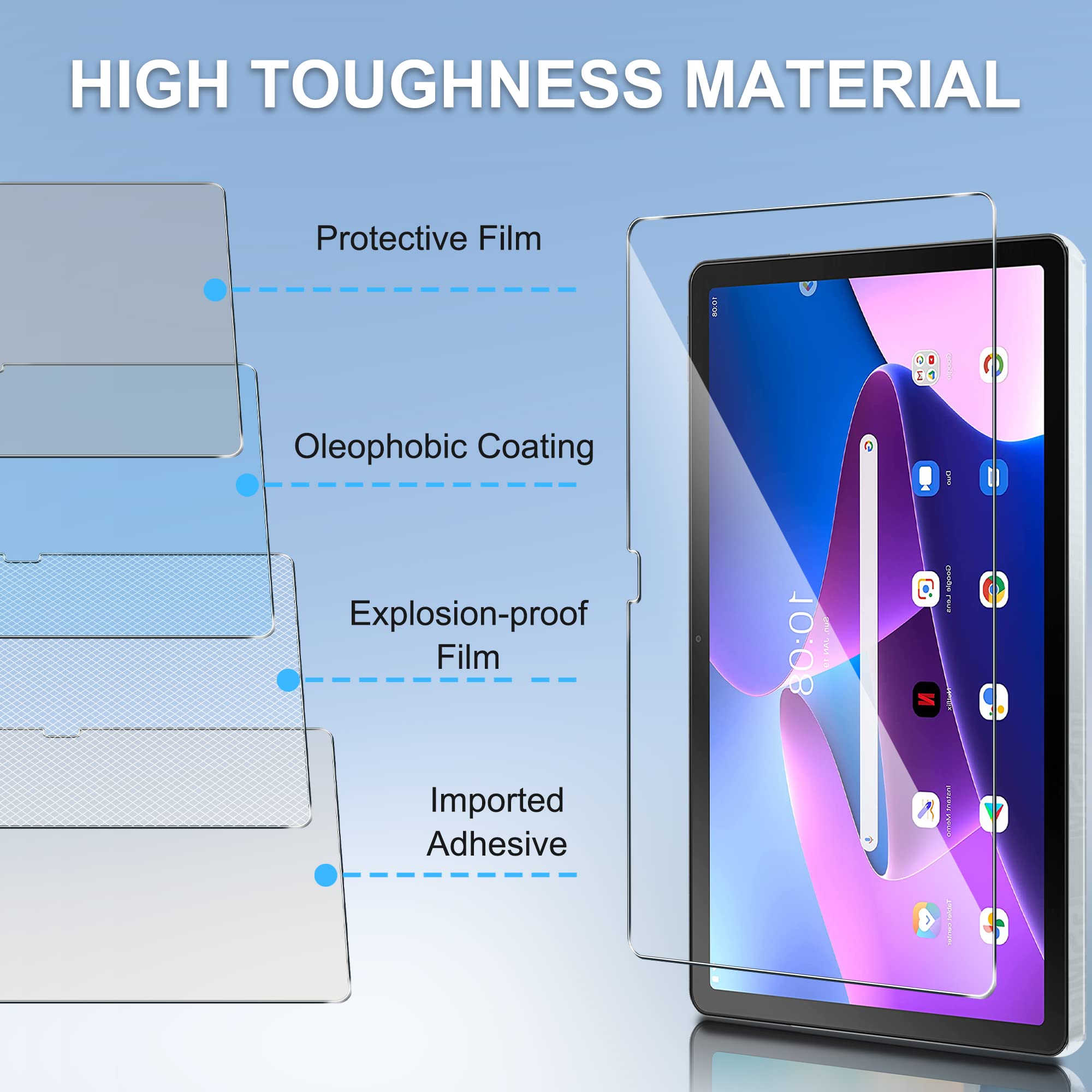 2Pcs Tempered Glass film for O - đánh giá và giá Oukitel Tablet Accessories