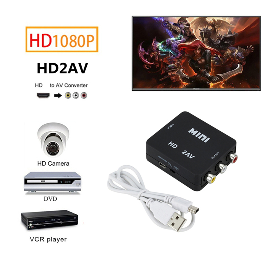 HDMI-compatible to AV RCA Conv - đánh giá và giá Hdmi Adapter Tablet