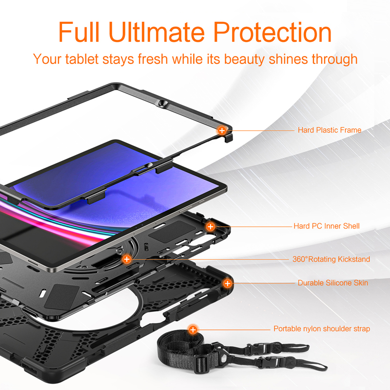 Heavy Duty Shockproof Case For - đánh giá và giá Samsung Tablet S10 Accessories