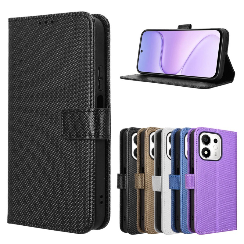 Plain Leather Flip Wallet Case - đánh giá và giá Magnetic Case Smart