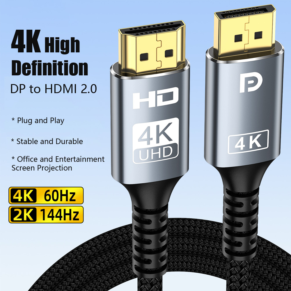 4K@60Hz DP to HDMI 2.0 Compati - đánh giá và giá Hdmi Adapter Tablet