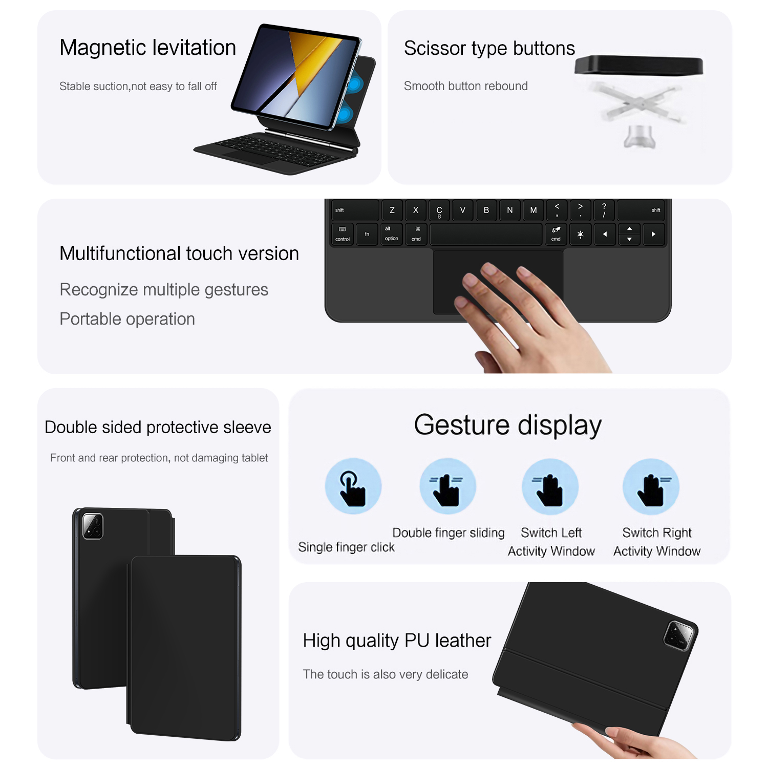 Magnetic Magic Keyboard For Xi - đánh giá và giá Magnetic Case Smart