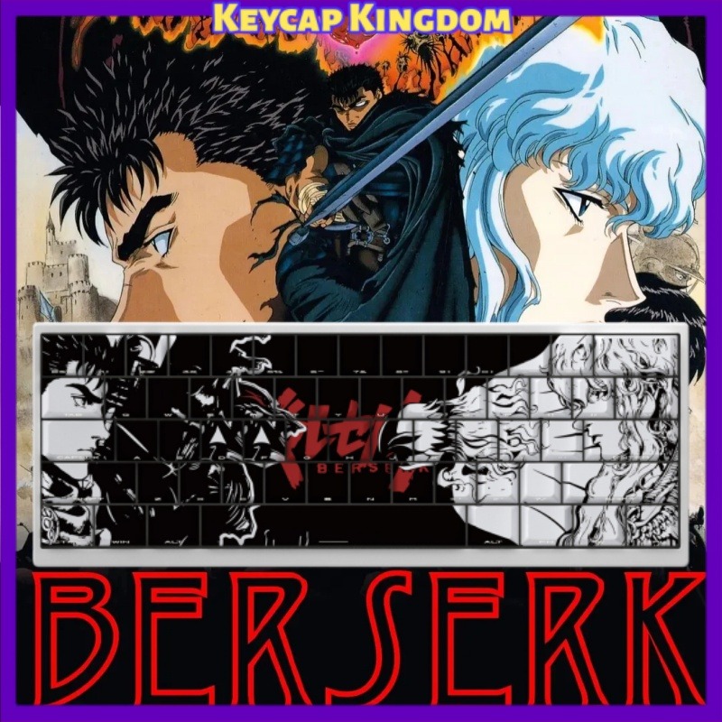 BERSERK Theme Anime Keycap 98  - đánh giá và giá Tablet Accessories For Gaming