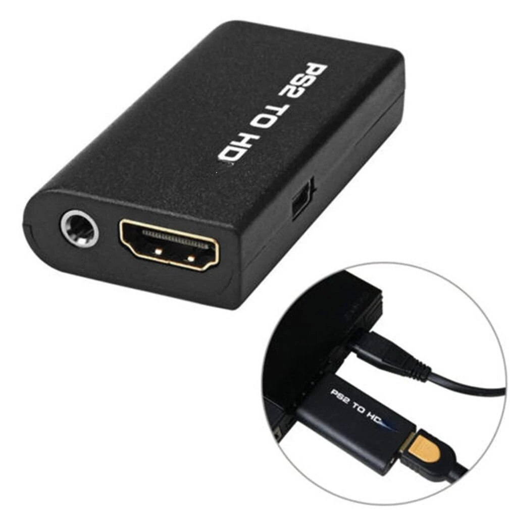 PS2 to Hdmi-Compatible Convert - đánh giá và giá Hdmi Adapter Tablet