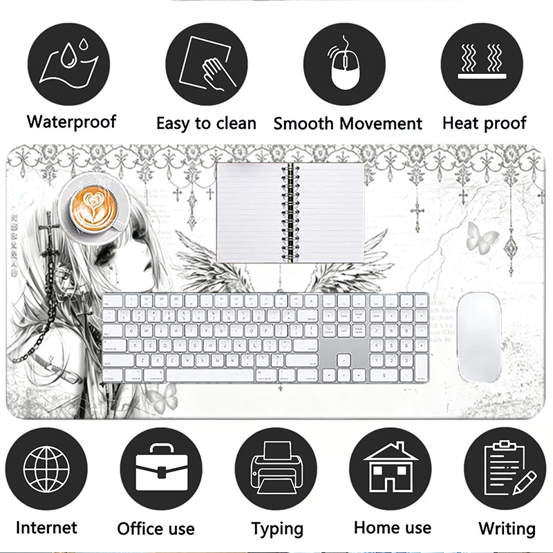 Leather Mousepad Black White A - đánh giá và giá Tablet With All Accessories