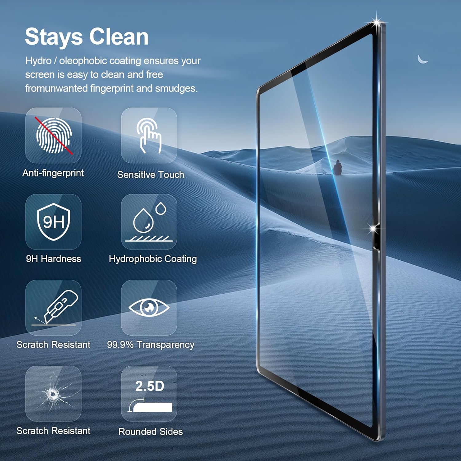 2PCS Tempered Glass Screen Pro - đánh giá và giá Samsung Tablet S10 Accessories
