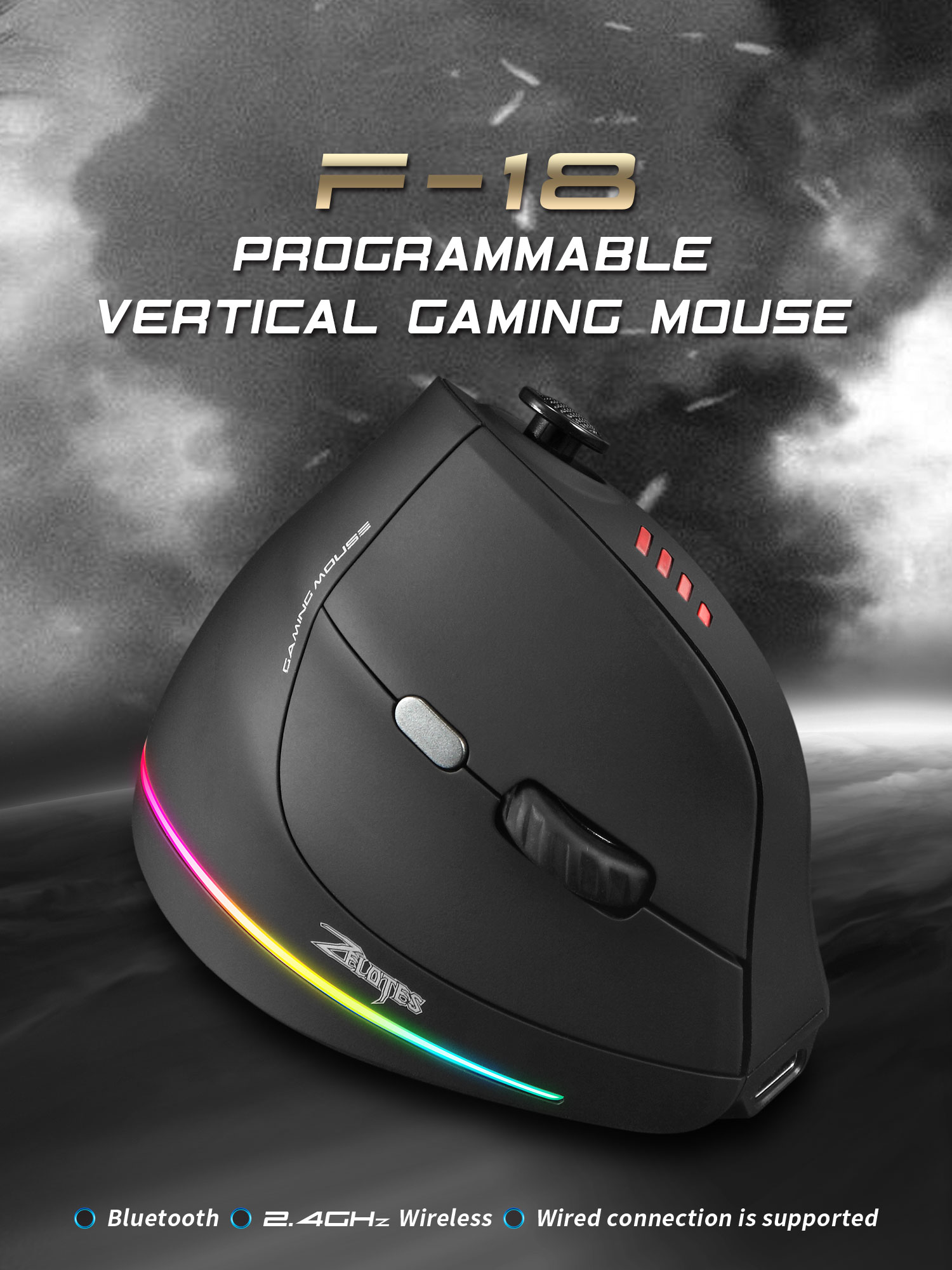 Jomaa RGB Backlit Wireless Ver - đánh giá và giá Tablet Accessories For Gaming